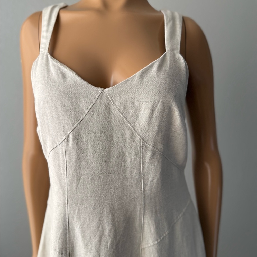 LOFT Cream Midi Dress - Picture 7 of 16